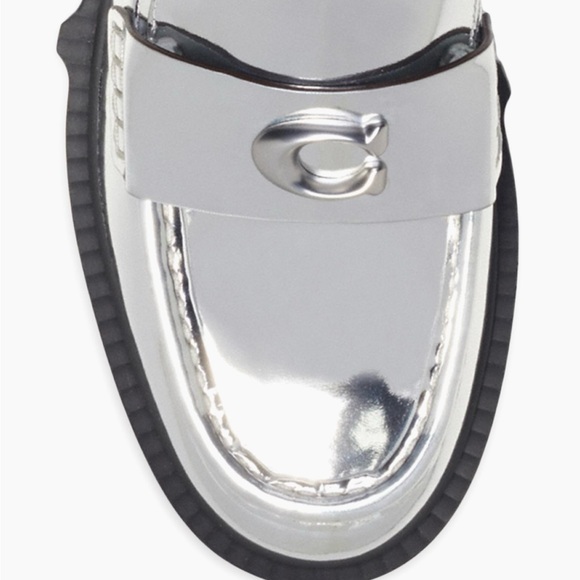 🌟COACH LEAH METALLIC LOAFERS🌟 - Picture 8 of 9
